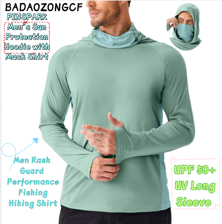 Summer Hiking Clothing - قميص PINSPARK للرجال للحماية من الشمس