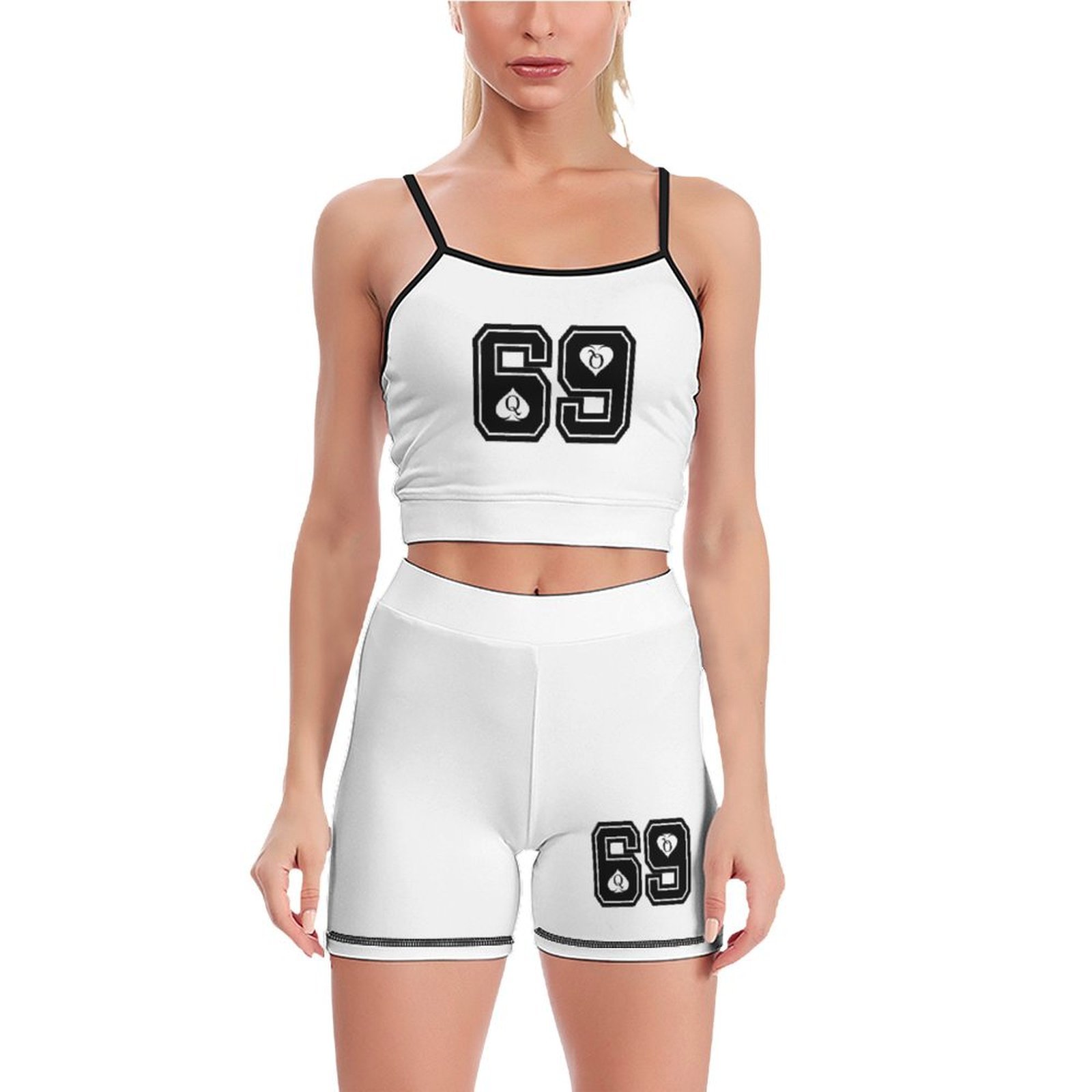 Summer Clothing Outfits - طقم رياضي نسائي من قطعتين للتمرين،