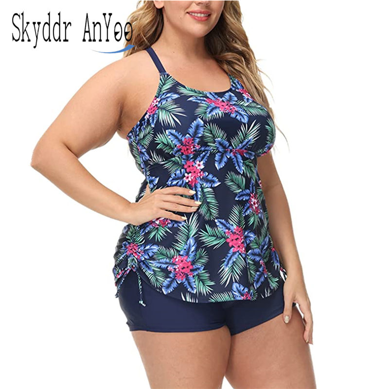 Summer Clothing Plus - مايوه تانكيني مكون من قطعتين للنساء