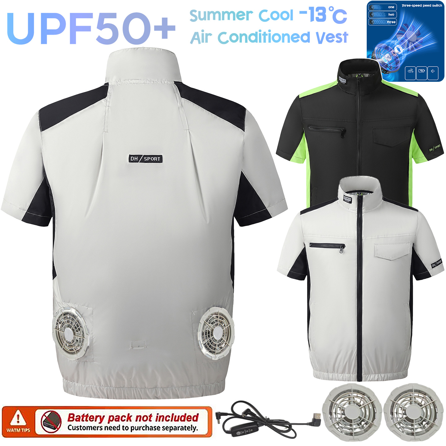 سترة تبريد بالمروحة للصيف، ملا - مراجعة Summer Hiking Clothing وسعره