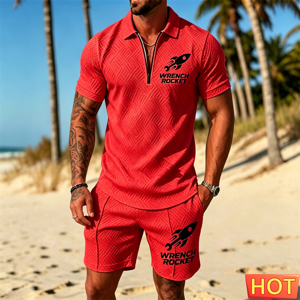 طقم بولو رجالي صيفي للإجازات،  - مراجعة Summer Clothing Outfits وسعره