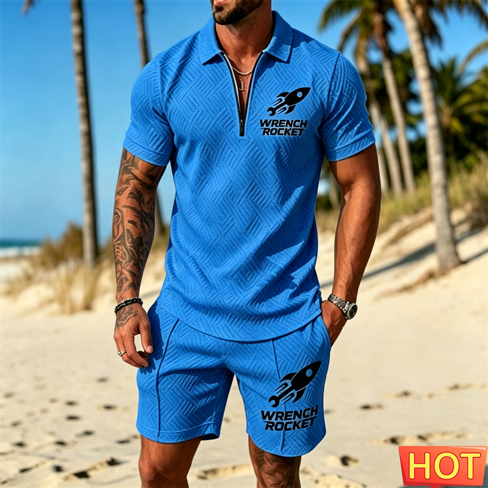 طقم بولو رجالي صيفي للإجازات،  - مراجعة Summer Clothing Outfits وسعره