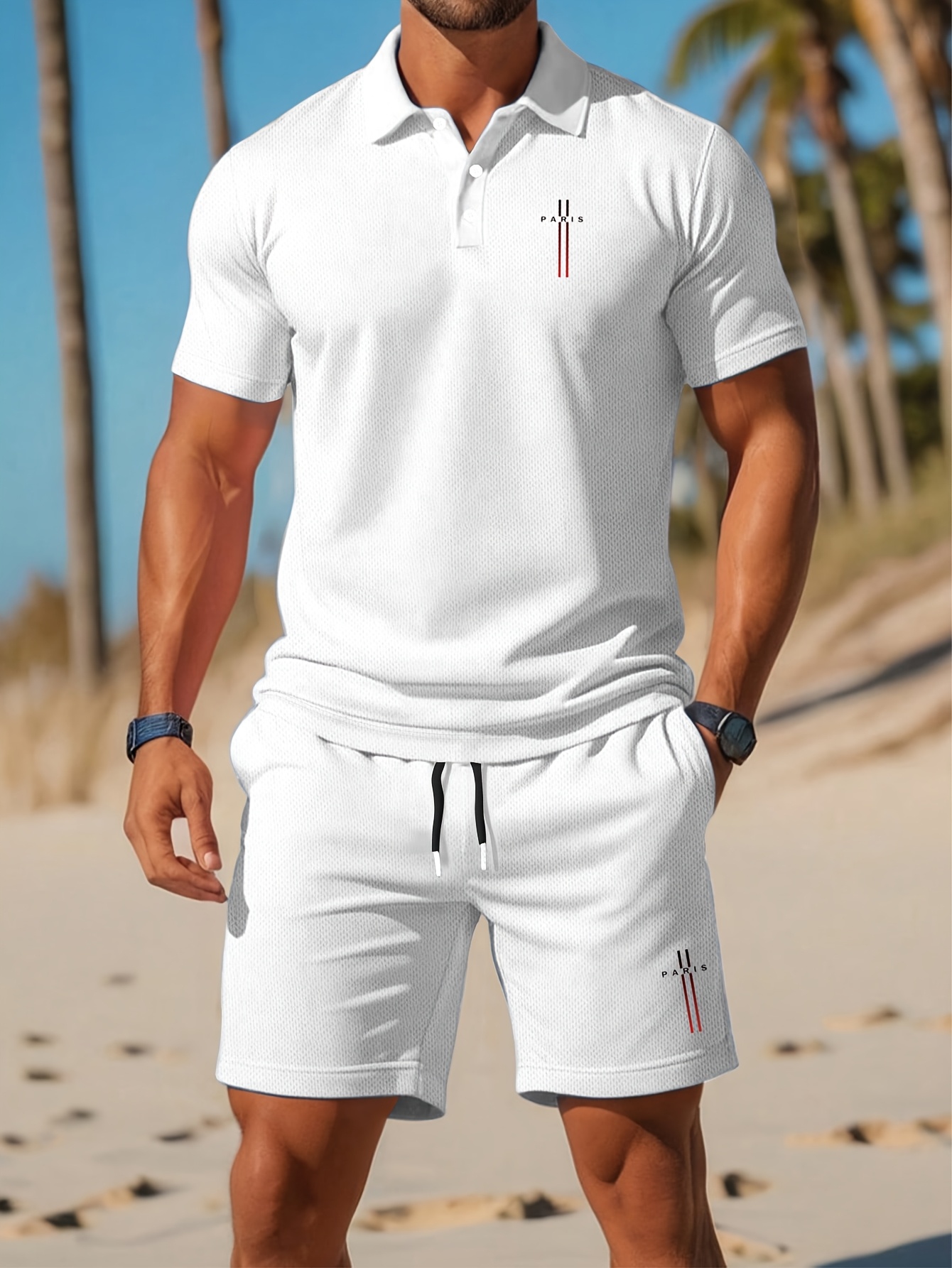 طقم قميص بولو رجالي صيفي 2026  - مراجعة Summer Clothing Design وسعره