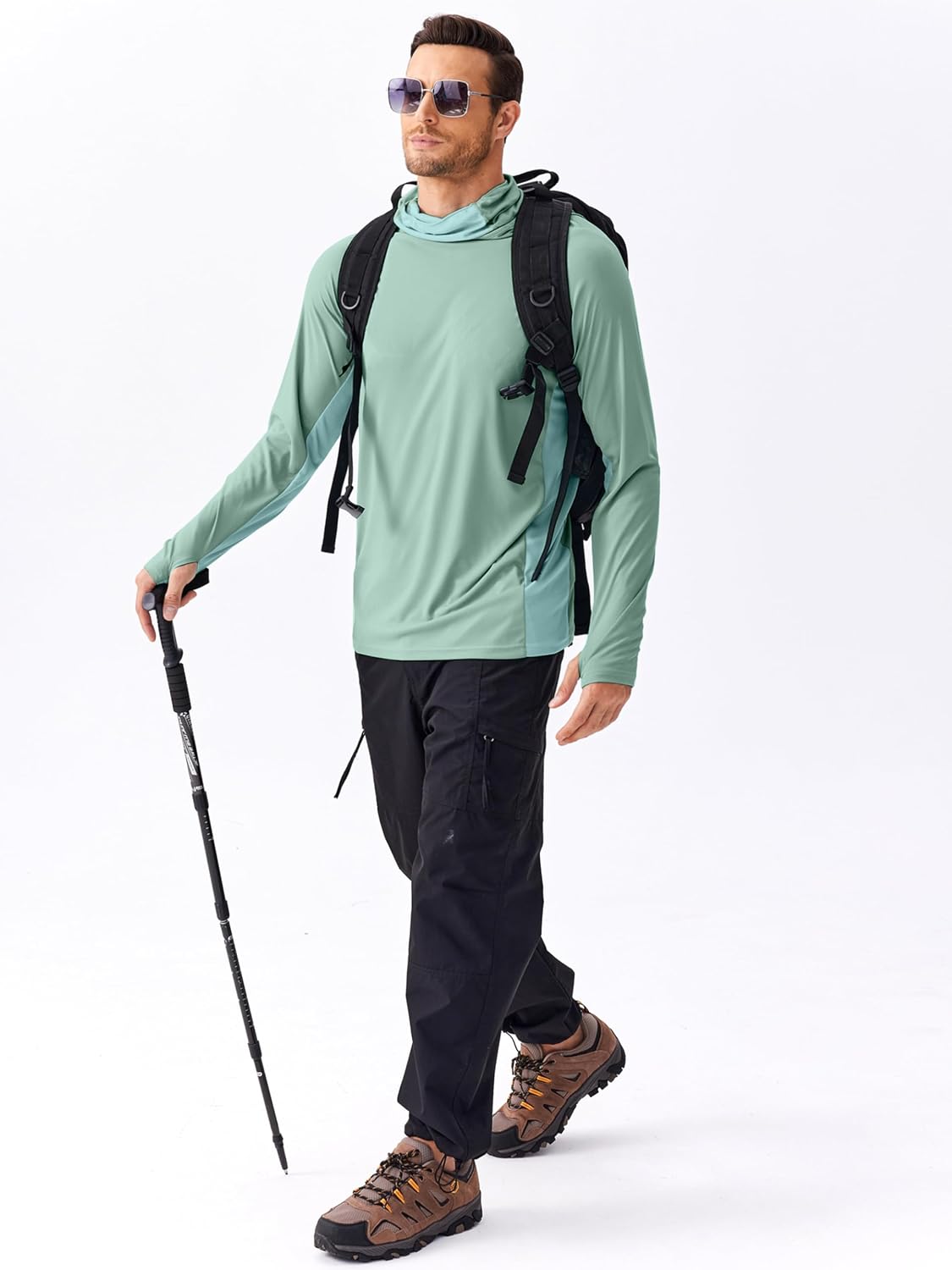 قميص PINSPARK للرجال للحماية م - مراجعة Summer Hiking Clothing وسعره