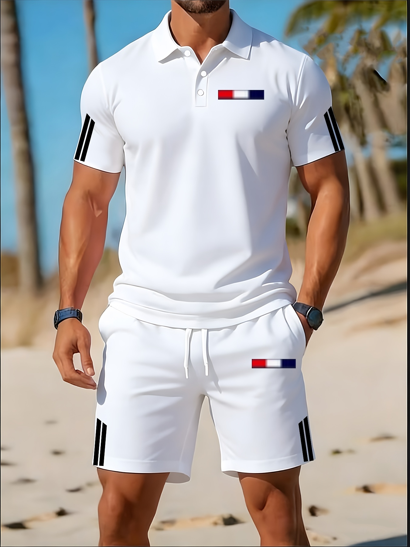 طقم قميص بولو رجالي صيفي 2026  - مراجعة Summer Clothing Design وسعره