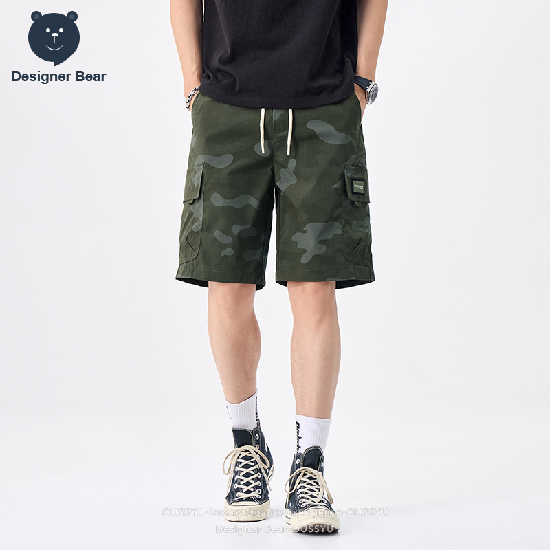 شورتات كارجو رجالية صيفية مموه - مراجعة Summer Clothing Design وسعره