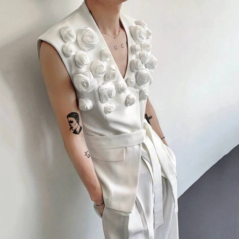 سترة رجالية بدون أكمام بتصميم  - مراجعة Summer Rose Clothing وسعره
