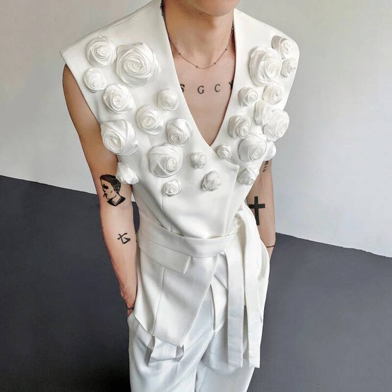 سترة رجالية بدون أكمام بتصميم  - مراجعة Summer Rose Clothing وسعره