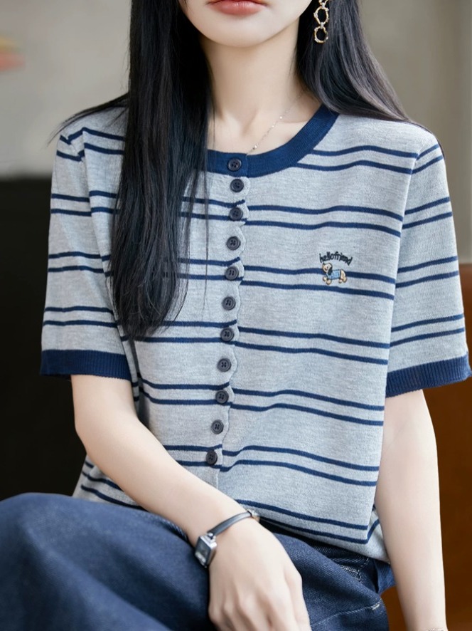تي شيرت نسائي صيفي رقيق من الح - مراجعة Summer Clothing Label وسعره