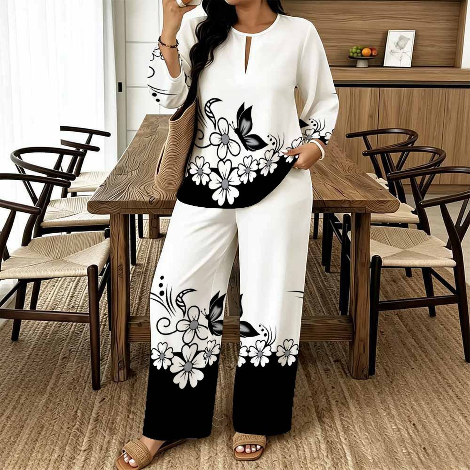 طقم نسائي كاجوال مطبوع من قطعت - مراجعة Summer Clothing Capsule وسعره