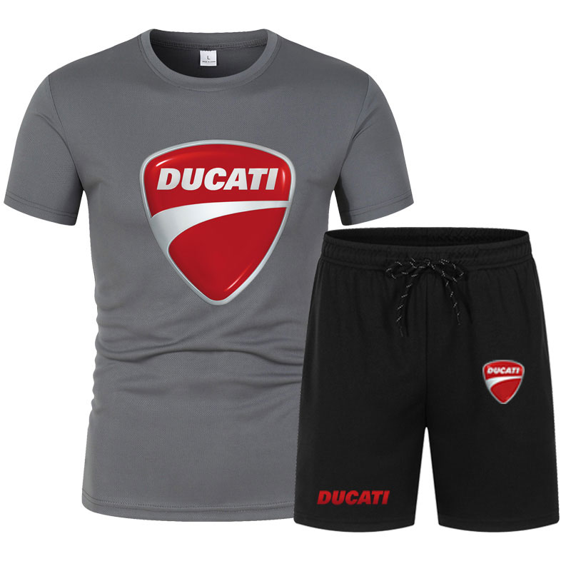 أطقم رجالية صيفية مطبوعة بشعار - مراجعة Summer Clothing Motorcycle وسعره