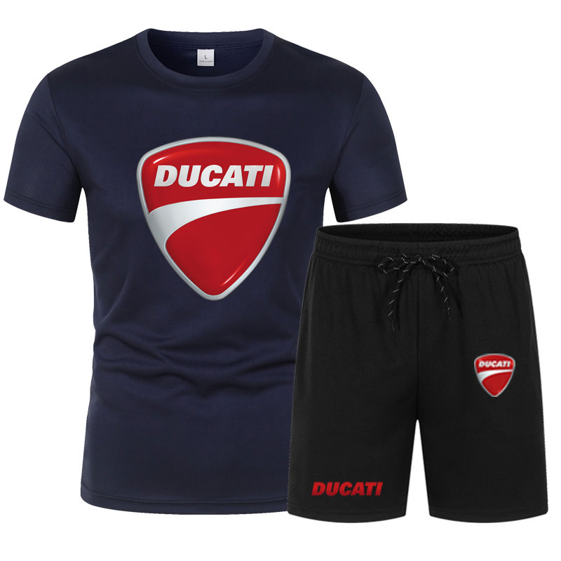 أطقم رجالية صيفية مطبوعة بشعار - مراجعة Summer Clothing Motorcycle وسعره